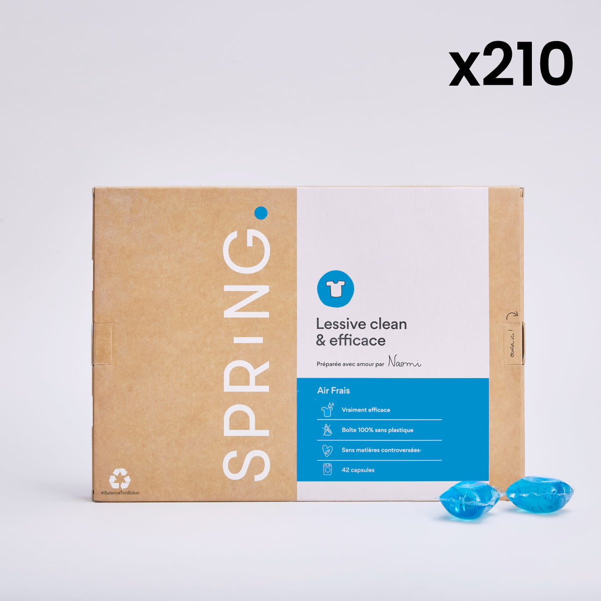 Capsules de lessive - Air Frais (x210)